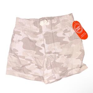 Wonder Nation Boys Camouflage Cargo Shorts M (7-8) Cotton Blend, Drawstring